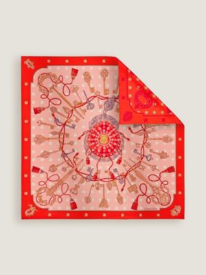 Les Cles double face scarf 90 | Hermès USA